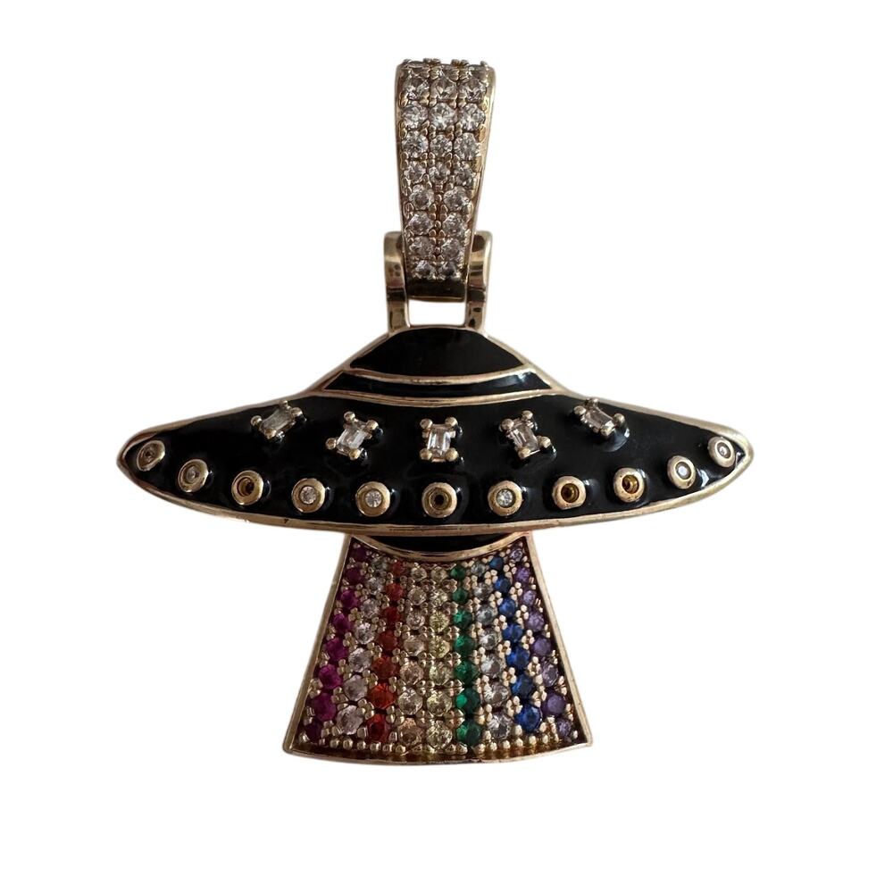 GLD UFO Gold Rainbow Pendant - READ DESC.